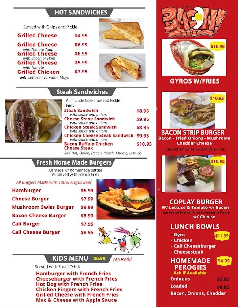 The Bacon Strip Menu image 2