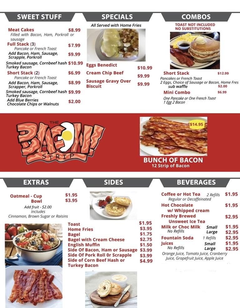 The Bacon Strip Menu image 3